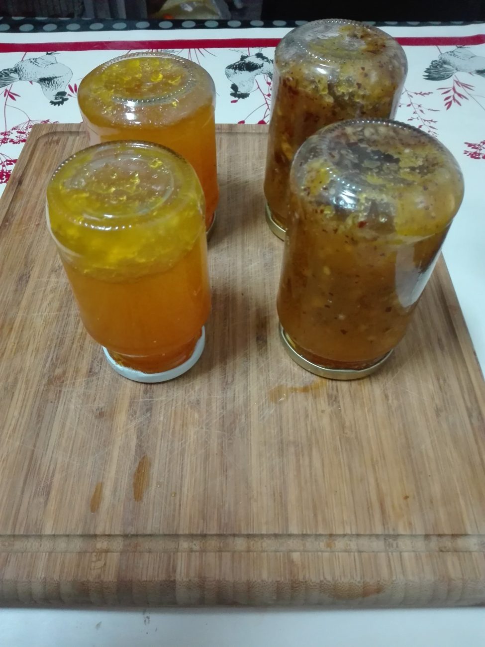 Compota de Abóbora com Nozes e Pinhões