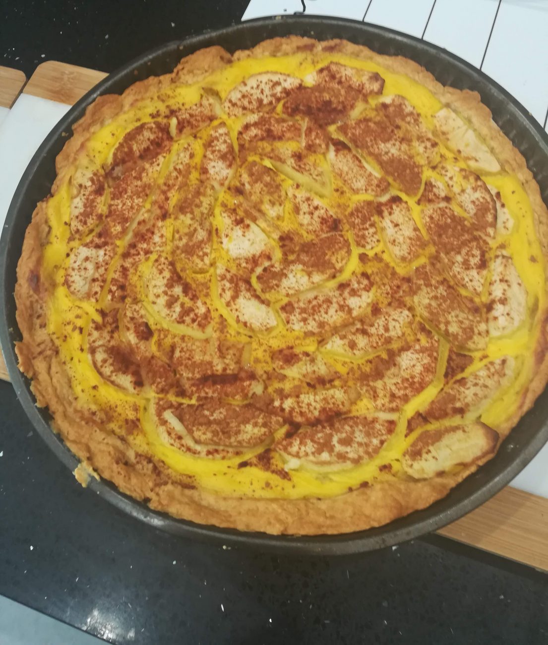 Tarte de Maça Cremosa