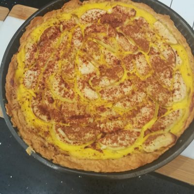 Tarte de maça cremosa
