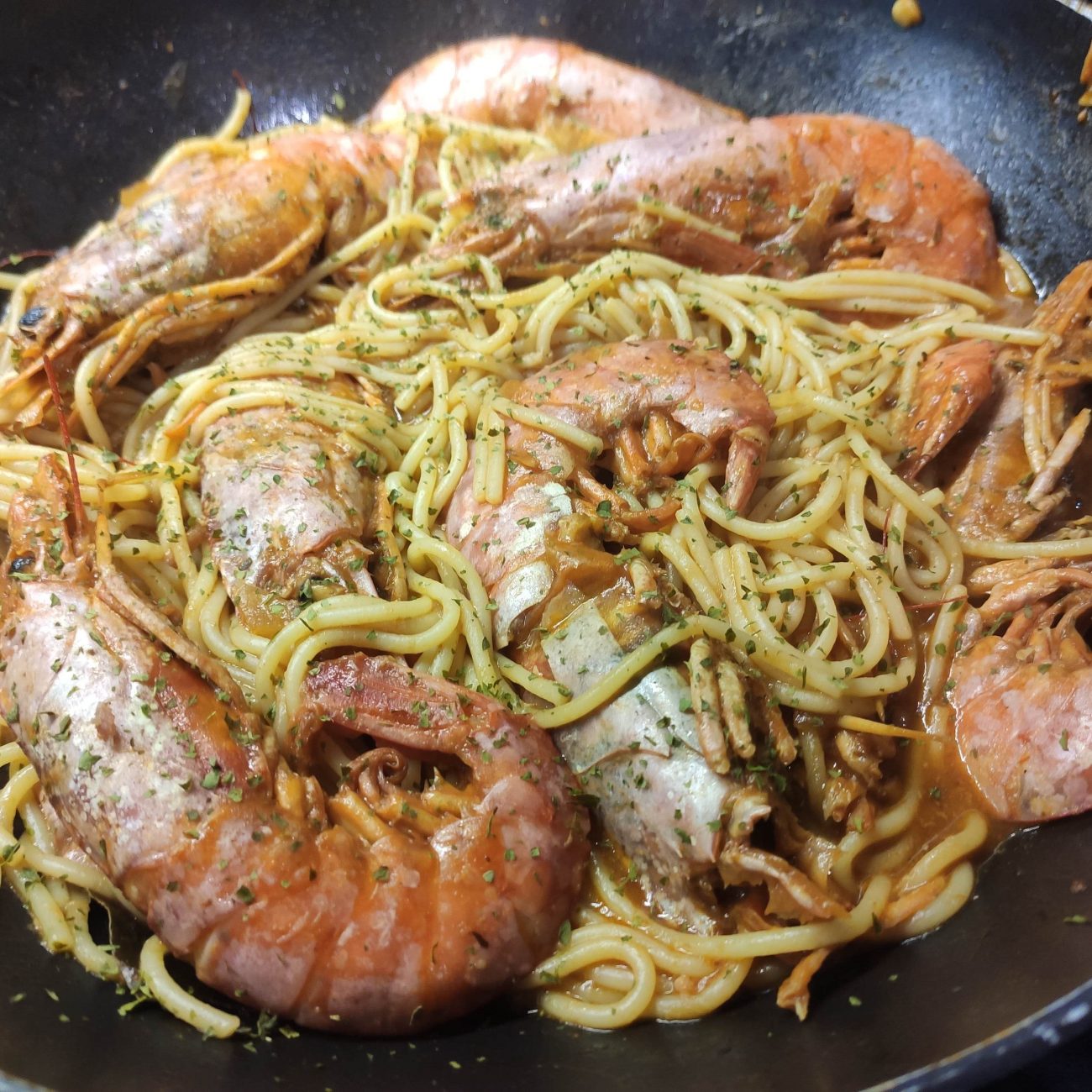 Esparguete de Gambas